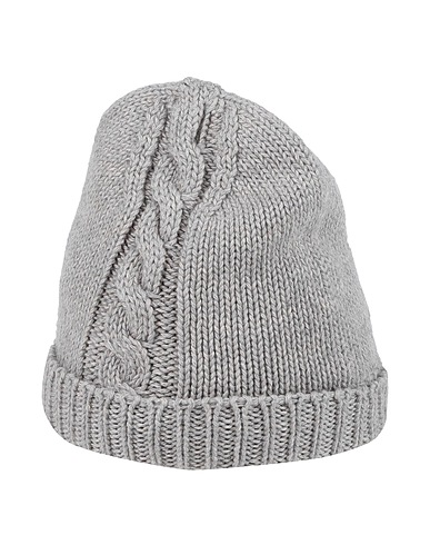MESSAGE IN THE BOTTLE Hat Grey 95% Cotton, 5% Cashmere