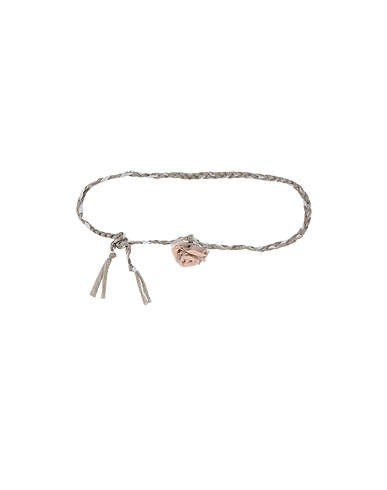 LA STUPENDERIA Belt Taupe Textile fibres