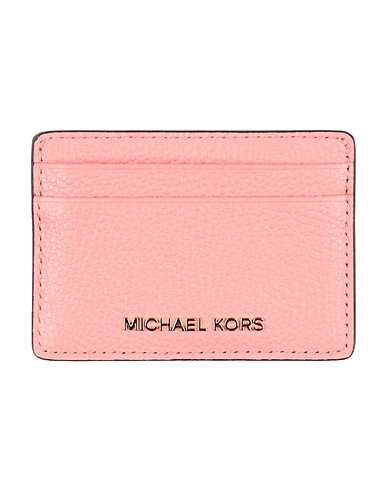 MICHAEL MICHAEL KORS Kleinlederwaren CARD HOLDER
 Rosa 100% Rindsleder