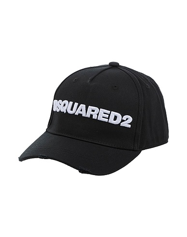 DSQUARED2 Hat Black 100% Cotton