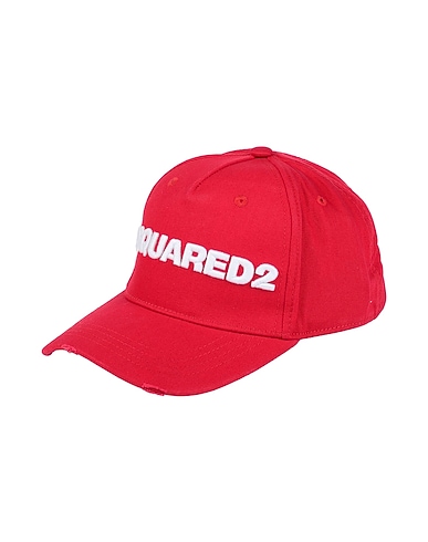DSQUARED2 Hat Red 100% Cotton