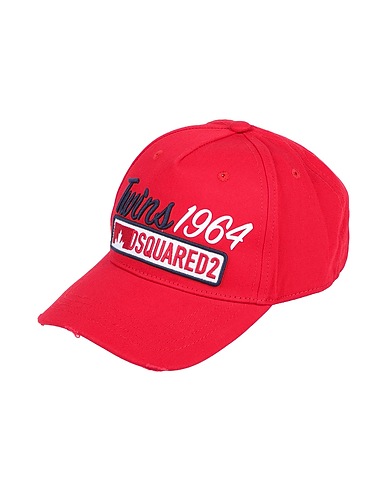 DSQUARED2 Hat Red 100% Cotton