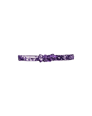 THE ATTICO High-waist belt Purple 100% Viscose, PVC - Polyvinyl chloride