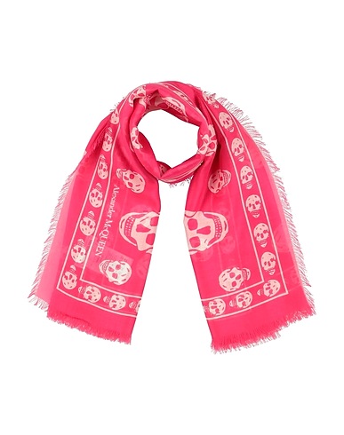 MCQUEEN Scarves and foulards Fuchsia 85% Modal, 15% Silk