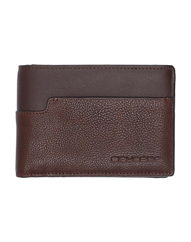 PIQUADRO Wallet Dark brown Soft Leather