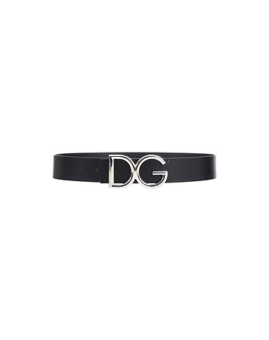 DOLCE&GABBANA Leather belt Black Soft Leather