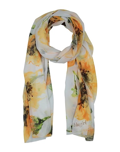 BLUGIRL Sciarpe e foulard Giallo 100% Poliestere