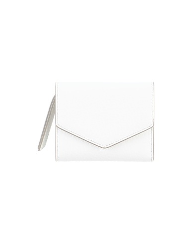 MAISON MARGIELA Wallet White 100% Bovine leather