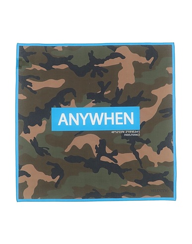 VALENTINO GARAVANI Scarves and foulards VERDE SCURO 100% Cotton