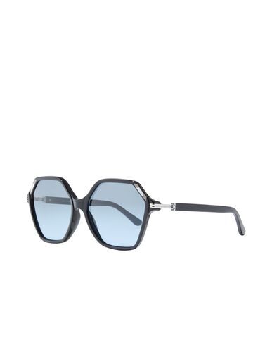 Tory Burch 57mm Polygon Inlaid Sunglasses In Black