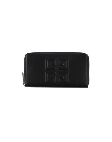 Givenchy Logo Zip Around Wallet In Black
