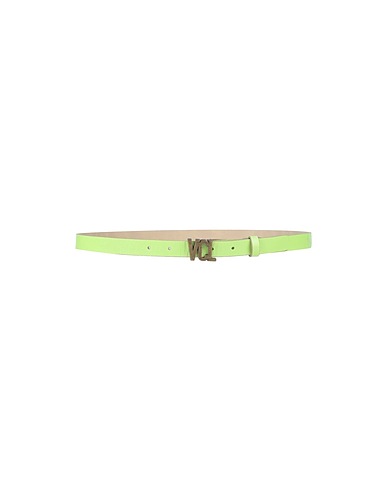 VICOLO Thin belt Lime green Soft Leather