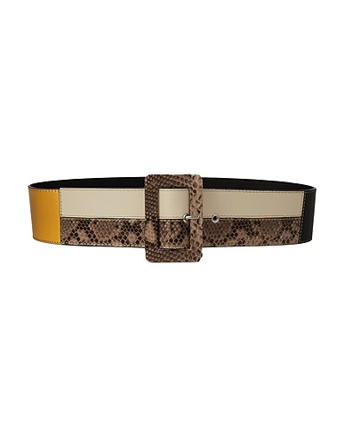 MARNI Belts Light brown Python skin