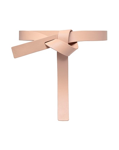 8 by YOOX Belts LEATHER-WAIST-BELT Blush 100% Bovine leather