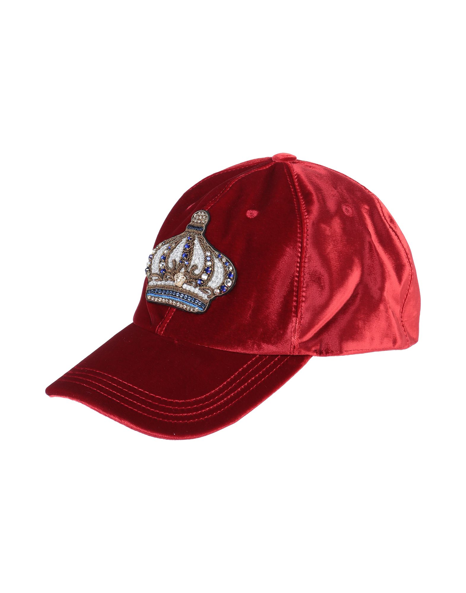 red versace hat
