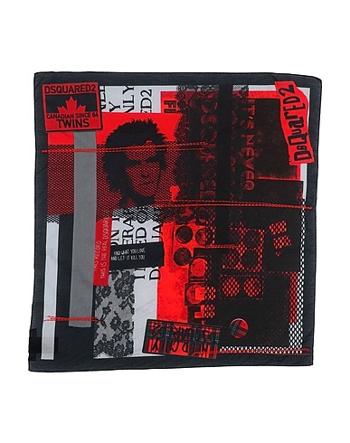 DSQUARED2 Scarves and foulards Black 100% Cotton