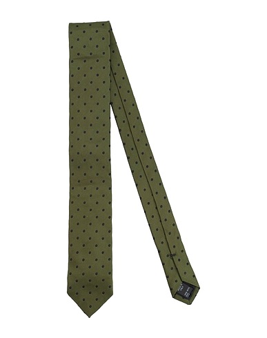 DOLCE&GABBANA Cravatte e papillon Verde militare Seta