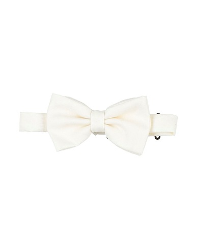 DOLCE&GABBANA Cravatte e papillon Avorio 65% Lana Vergine, 35% Seta