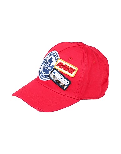 DSQUARED2 Hat Red 100% Cotton