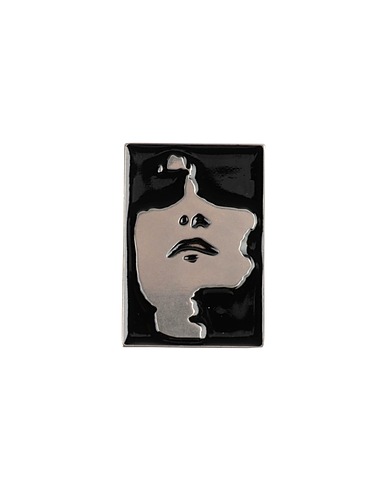 NEIL BARRETT Brosche Schwarz Metall