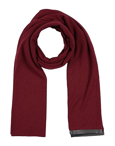 FABIANA FILIPPI Scarves and foulards Burgundy 75% Virgin Wool, 15% Silk, 10% Cashmere, Nickel