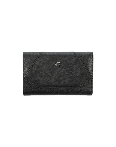 PIQUADRO Portafoglio Nero Pelle