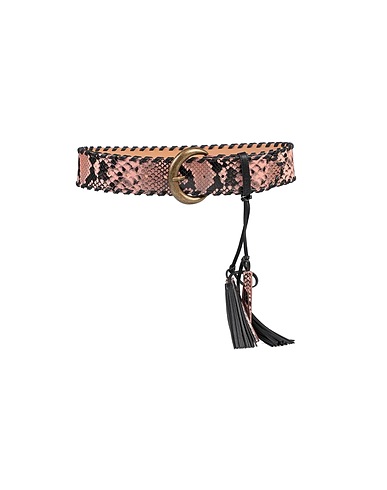 TWINSET Gürtel Rosa Kalbsleder