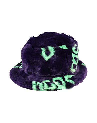 GCDS Hat Purple 84% Modacrylic, 16% Polyester