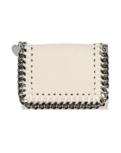 STELLA McCARTNEY Wallet Off white Textile fibers