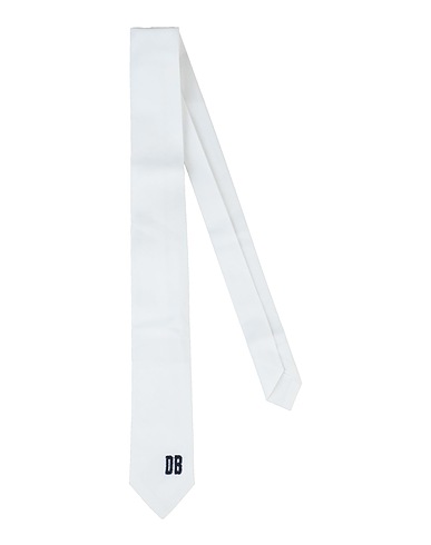 BIKKEMBERGS Ties and bow ties White 100% Cotton
