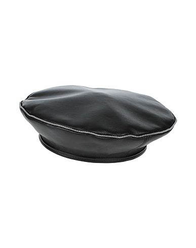 FABIANA FILIPPI Hat Black Soft Leather