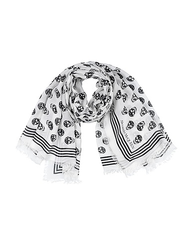 MCQUEEN Scarves and foulards BIANCO 100% Modal