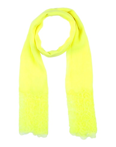 ERMANNO SCERVINO Sciarpe e foulard Giallo 52% Cotone, 48% Lino, Seta, Poliammide