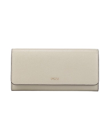 FURLA 財布 FURLA BABYLON CONTINENTAL WALL
 グレー 革 100%