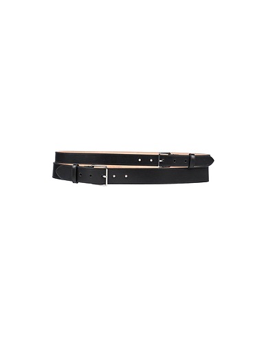 MCQUEEN Regular belt Black Soft Leather