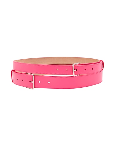 MCQUEEN Regular belt FUCSIA Soft Leather
