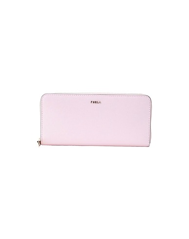 FURLA Wallet FURLA BABYLON XL ZIP AROUND SL
 Light pink 100% Soft Leather