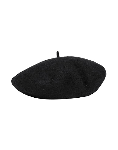 8 by YOOX 帽子 WOOL BASQUE BERET
 ブラック ウール 100%