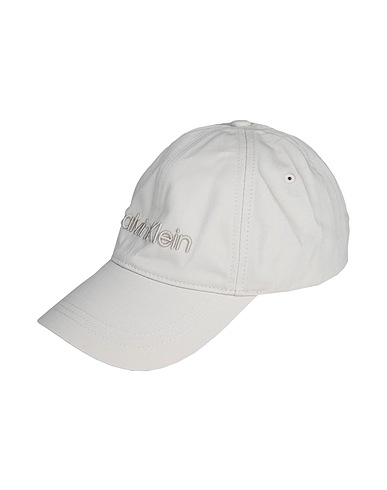 CALVIN KLEIN Hat CALVIN EMBROIDERY BB CAP
 Cream 100% Cotton