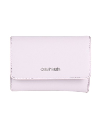 CALVIN KLEIN Wallet Lilac 100% Polyurethane