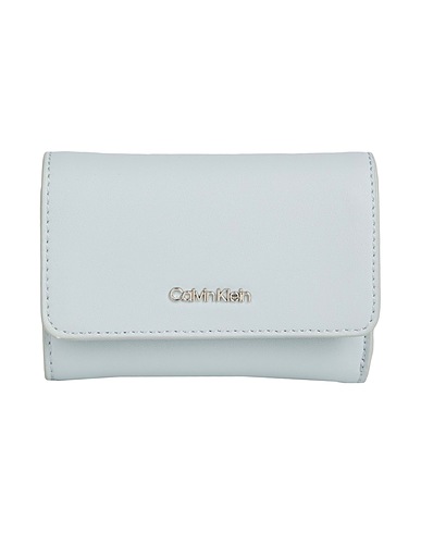 CALVIN KLEIN Brieftasche Himmelblau 100% Polyurethan