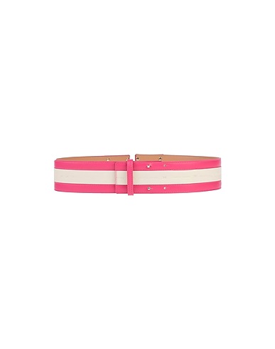 ELISABETTA FRANCHI High-waist belt Fuchsia Textile fibres
