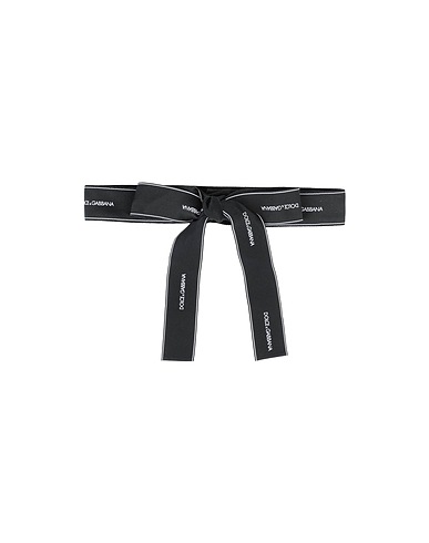 DOLCE&GABBANA Belt Black 100% Polyester
