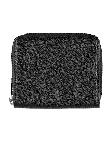 MAISON MARGIELA Brieftasche Schwarz 100% Rindsleder