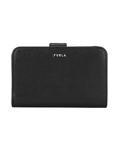 FURLA Portafoglio FURLA BABYLON M COMPACT WALLET Nero 100% Pelle