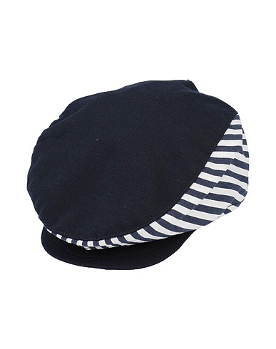 CARLO PIGNATELLI Hat Midnight blue 100% Cotton