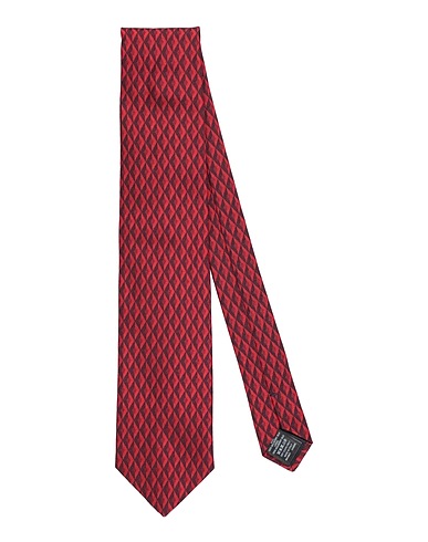 DUNHILL Ties and bow ties Red 100% Mulberry silk