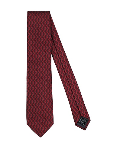 DUNHILL Cravatte e papillon Mattone 100% Seta di gelso