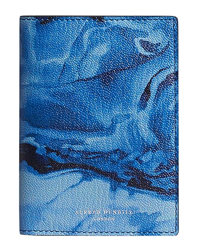 DUNHILL Document holder Pastel blue Soft Leather
