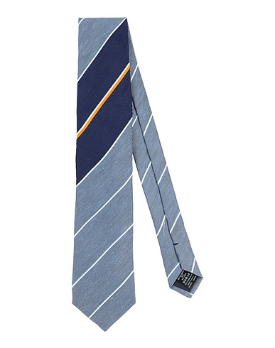 DUNHILL Ties and bow ties Pastel blue 50% Mulberry silk, 50% Linen